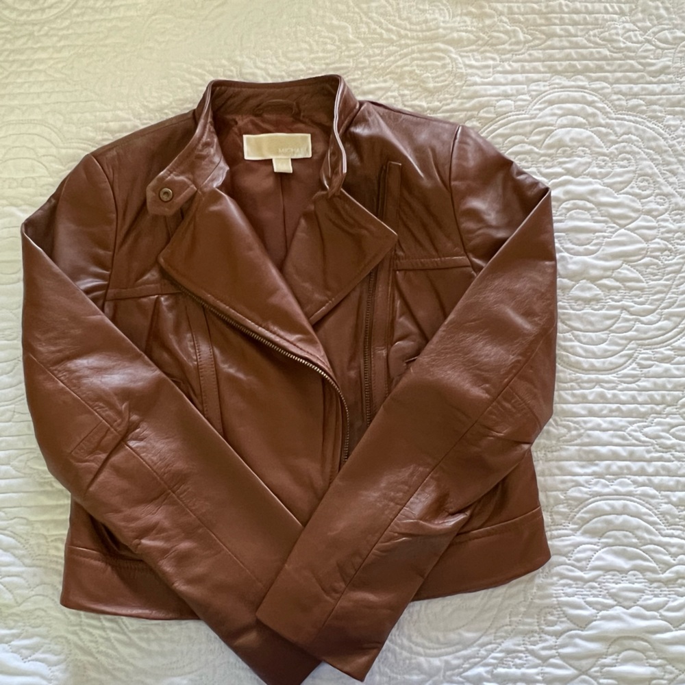 Worn ONCE! Genuine Leather Jacket